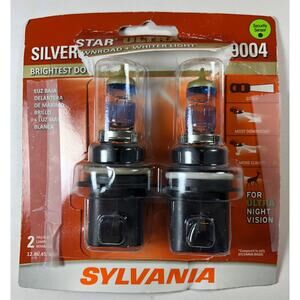 Sylvania SilverStar Ultra 9004 Halogen Headlight Bulbs 2-Pack-Brightest & Unused